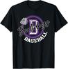 Bulldogs Baseball Game Day Purple Bulldog School Mascot T-Shirt