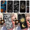 Crescent Moon Sun Cover For OnePlus 12 12R 13 13R 11 10 Pro 8T 10T OnePlus Nord CE 2 3 4 Lite N30 N20 N10 Case