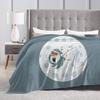 Puffins Rocks Plush Blankets Students  Flannel Throw Blanket For Home Decor Soft Warm Design Quality Bedspread Birthday Present