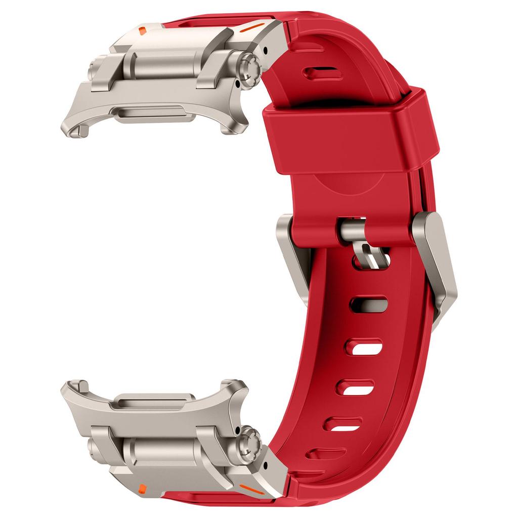 Fluorkautschuk-Armband für Samsung Galaxy Watch Ultra 2026 47mm Sport-Kautschukarmband für Galaxy Watch 7 Ultra 47mm Armband ohne Lücken