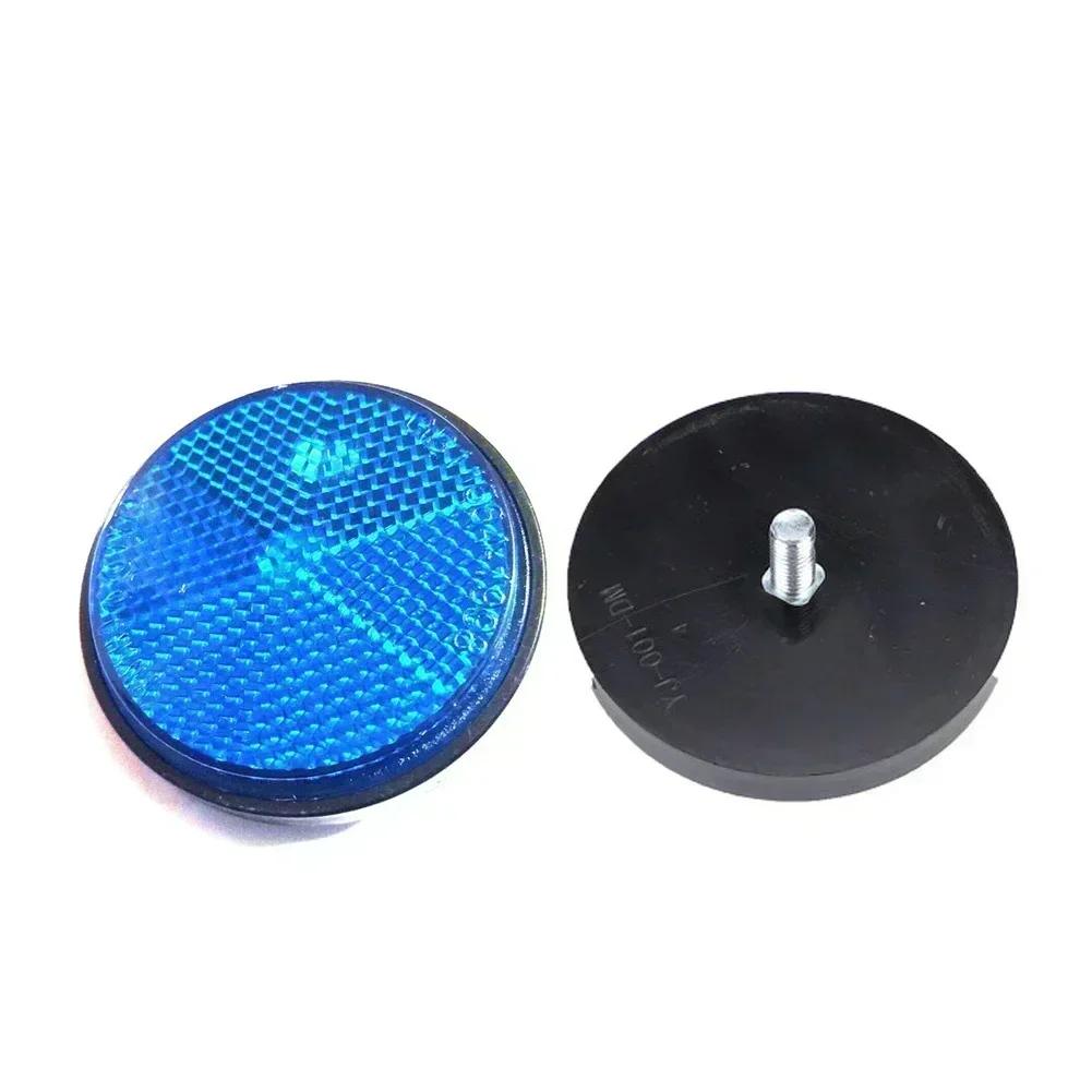 Motorcycle Circular Reflector Electric Vehicle Bicycle Waterproof Dustproof Night Warning Reflector 6mm Hexagonal Screw Fixation