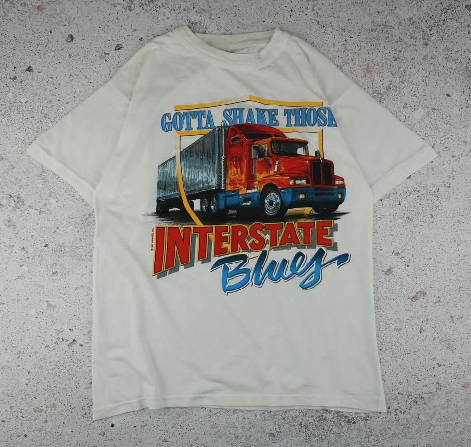 Vintage Gotta Shake Those Interstate Blues T Shirt S