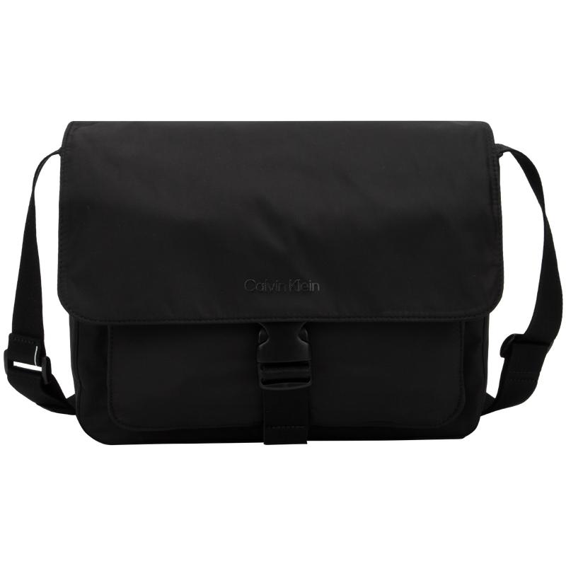 New CALVIN KLEIN Fabric Shoulder Bag Men's Space Black 4D3038G-UB1