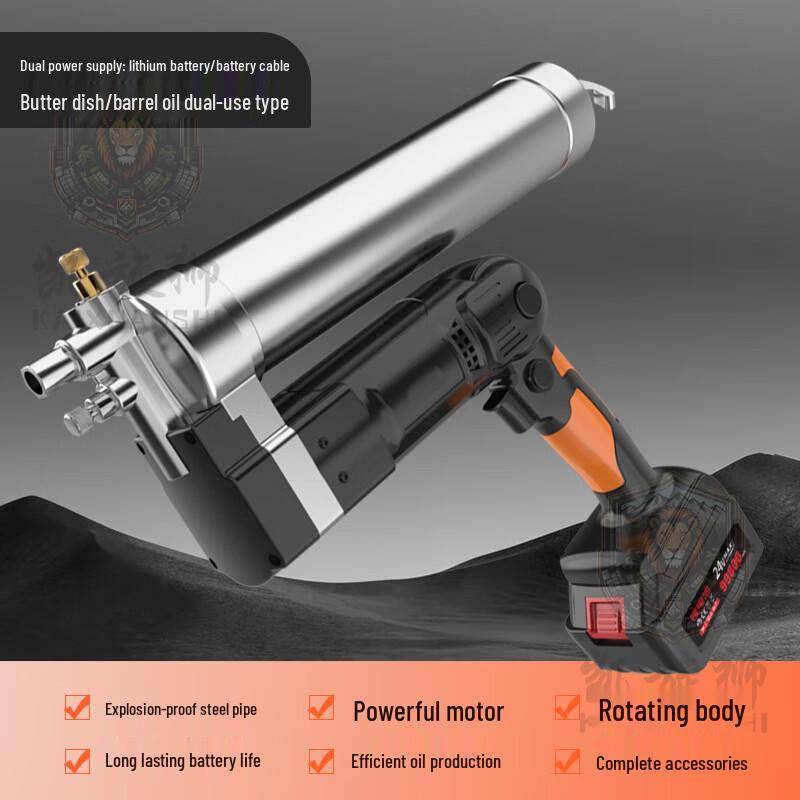 Triumphant Lion 24V Automatic High-Pressure Electric Grease Gun