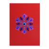 Festive Christmas Snowflake Pop up Card 3D Design with Vibrant Colors Christmas Greeting Card for Holiday