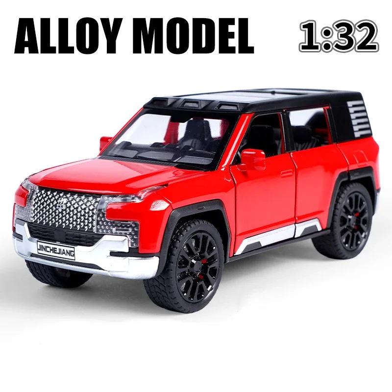 1:32 YangWang U8 U9 Toy Car Models Pull Back Sound Light Simulation Models Off-road Vehicles Toys for Boys Birthday Gifts
