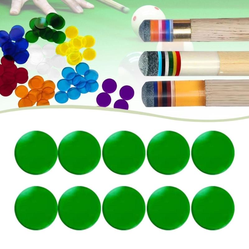 Precisions Sized Round Cue Tip Cover Ensures Fit on Billiard Cues Prevents Slippage and Improves Accuracy During Play