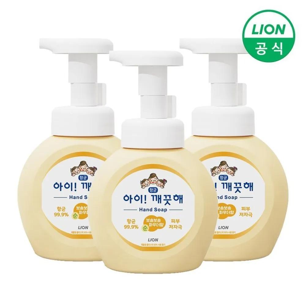 

LION Hand Wash Container 250ml x 3 [33891005] lemon