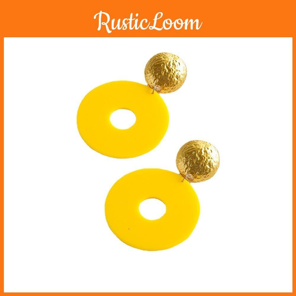 Alloy Modern Hoop Earrings Versatile Geometric Accessory For Women Popular Jewelry