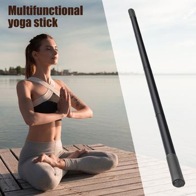 Yoga Çubuğu Ayarlanabilir Paslanmaz Çelik Esneme Çubukları Köpük Saplı Yoga Duruş Düzeltici Egzersiz