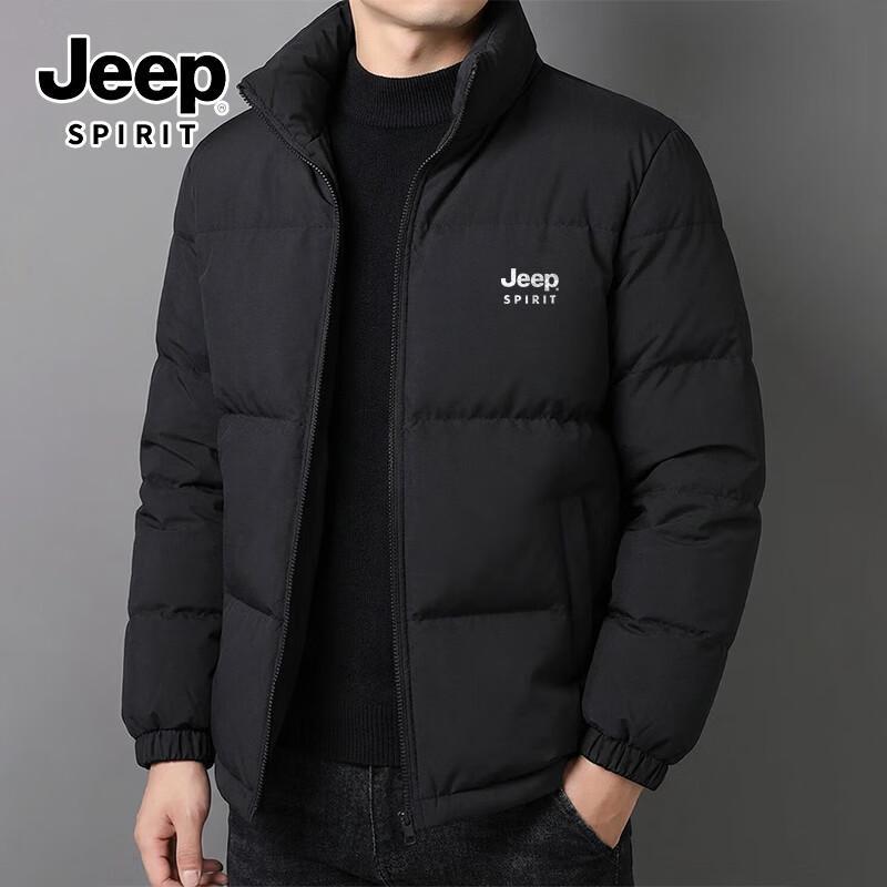 JEEP SPIRIT Men's Winter Padded Stand-Collar Jacket