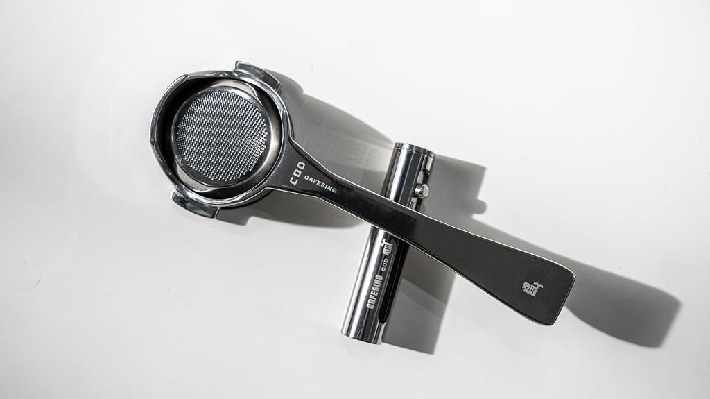 CafeSing COD Espresso Portafilter, All Stainless Steel, 180° Horizontal Position, Bottomless, Fits 58mm Basket