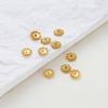 20pcs/lot 14K 18K Gold Color Tibetan Flower Beads Caps Tassel Loose Spacer Tray Beads For DIY Jewelry Making Accessories