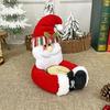 Holiday Christmas Decoration Buckle Man & Snowman Shape Velcro Curtain Buckle for Home Christmas Window Curtain Fixing Decorative Use