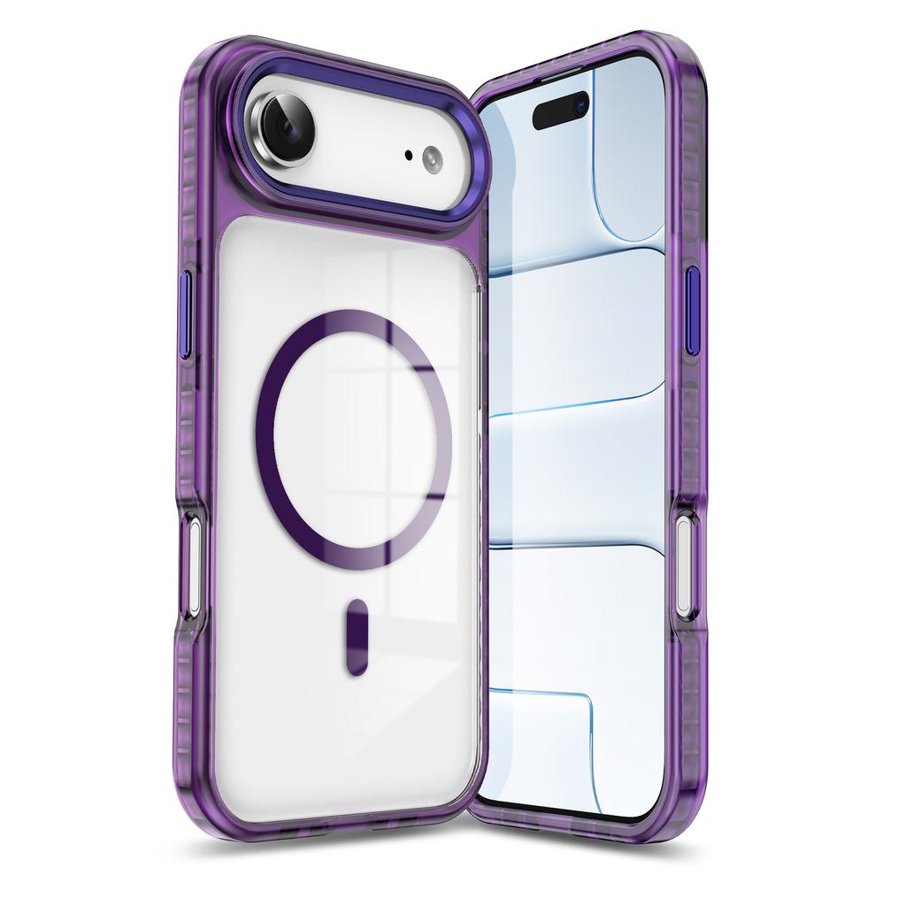 Airbag for IPhone17Air Anti-fall Phone Case 16 Anti-yellow Transparent 15pro Anti-collision 14 Protective Cover