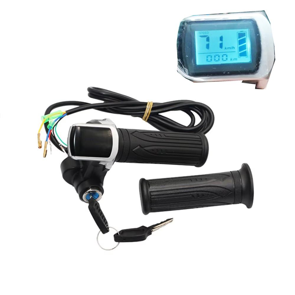 Electric Bike Twist Throttle 36V 48V Grip Speed Display for All Electric Bike/Scooter Brushless Controller 36V throttle
