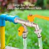 1 in 2 Out Brass Faucet with Handle Washing Machine Tap Dual Purpose Mop Pool Water Taps for Outdoor Garden Bathroom