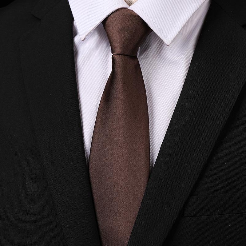 Fashion Versatile Casual Men And Women Retro Hong Kong Style Business Dress Groom Wedding Korean Version 8Cm Hand-Patterned Tie