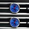 Car Interior Clock Auto Watch Thermometer Hygrometer Blue for Home Automobiles  Decoration Ornament Accessories