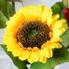 Simulated Sunflower Big Head Home Decoration Window Sill Shop Fake Flowers Silk Picnic Photography Props Vase Flower Bouquet
