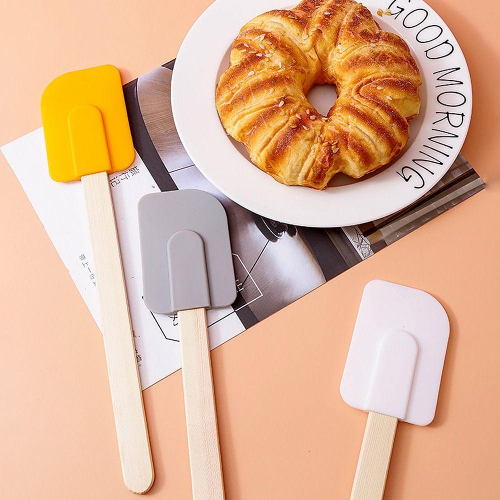 

Силиконовая лопатка для выпечки пищевого класса, разноцветная, для смешивания теста, крема, торта, лопатка для черпания