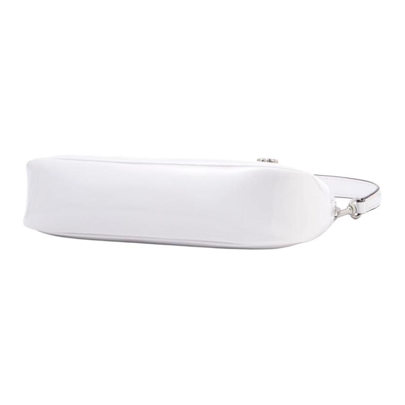Tory Burch Mercer 22 Spring Summer Silver Chain Double Shoulder Strap Leather Underarm Bag Women Bags White 88188-100