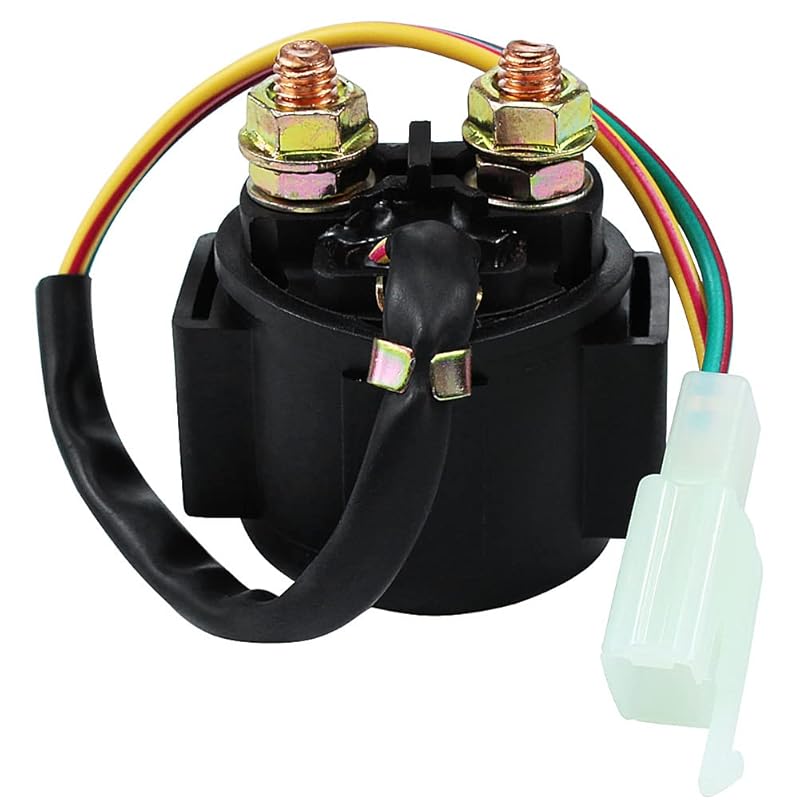 LOCOPOW GY6 Starter Solenoid Relay For Chinese 50Cc 125Cc 110Cc 150Cc 200Cc 250Cc ATV 4 Wheel Scooter Go Kart Quad Moped Dirt Pit Bike Tao Tao