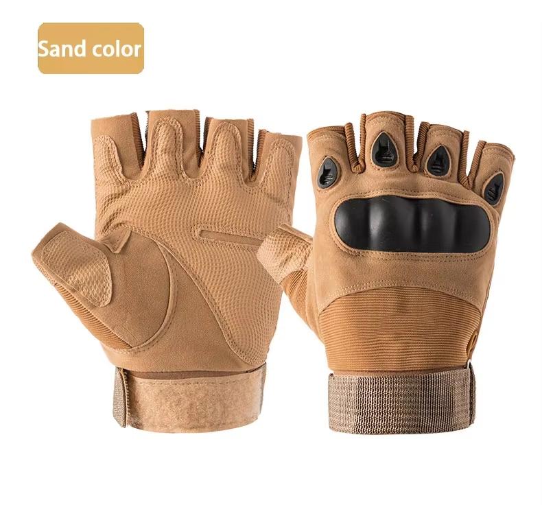 Outdoor Tactical Gloves Motorcycle Gloves Half Finger Military Men Women Combat Shooting Hunting Fitness Gloves For Autumn