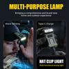 Charging Flashlight Rechargeable Small LED Torch with 9 Modes 180° Rotatable for Camping Hiking Emergency Workshop Repair