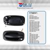 ONER Left and Right Pair of Black Exterior Door Handles, Fit for 1999-2007 Chevy Silverado,GMC Sierra 2002-2006 Cadillac