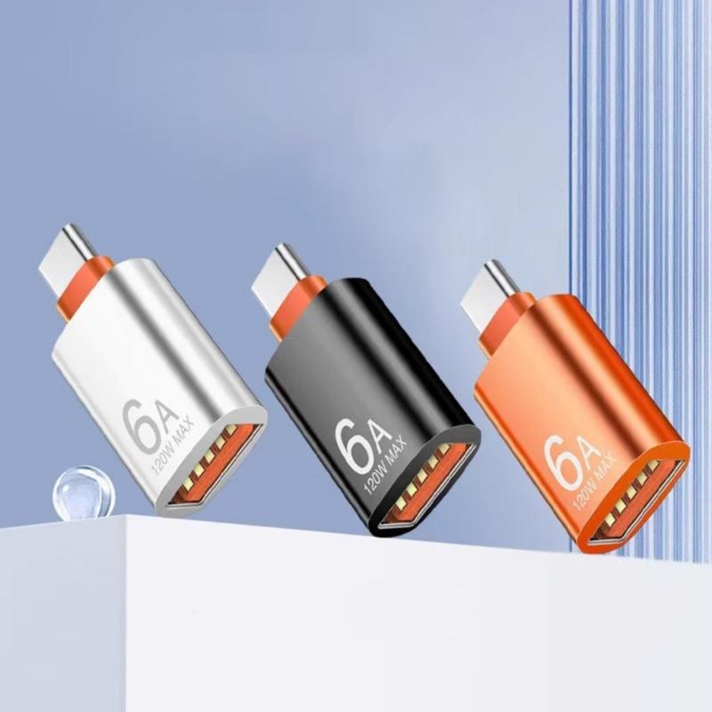 Type C To USB 3.0 Conversion with 6A Quick Charges Capability Speed USB 3.0 To Type C Adapter for Smartphones