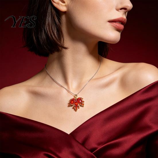 Autumn Leaf Pendant 2/4/5/10Pcs Rhinestone Maple Charm, Golden Plated Pendant, Fall Jewelry Making Supplies Decor for DIY Earrings Necklace