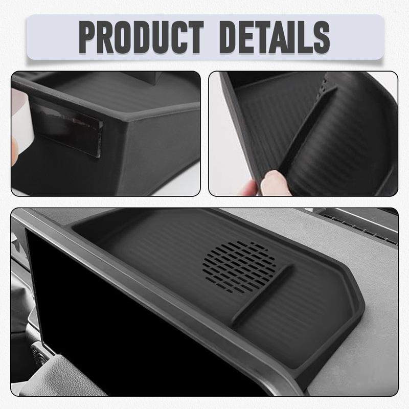 Für Toyota Land Cruiser 2024 2025 Armaturenbrett Ablagefach Auto Innenzubehör Zentraler Steuerbildschirm Hinteres Ablagepolster