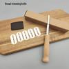 European Bread Scoring Knife - Wooden Handle Dough Divider