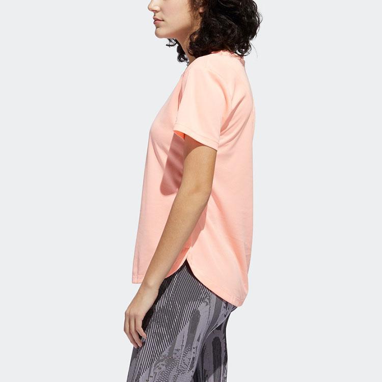 Adidas Trg Tee H.Rdy Training Sports Quick-Dry Breathable Short Sleeve T-Shirt Women Tops Light-Flash-Orange GF1960