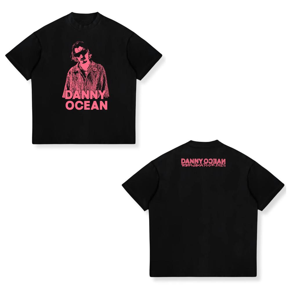 Rapper Danny Ocean Album Tour 2026 Tshrit Unisex Women Hiphop Tshirts Shortsleeved Loose Casual Cotton Highquality Tshirts