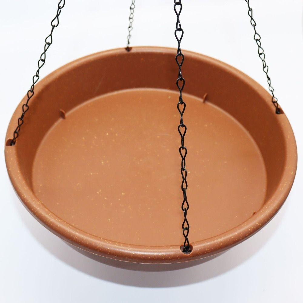 Hanging Bird Water Bowl Large Capacity Bird Tray Platform Feeder Bird Feeding Dish  Drinking