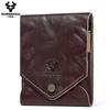 Humerpaul The First Layer of Cowhide Wallet Card Case Compact Exquisite Solid Color Casual Small Bag Portable