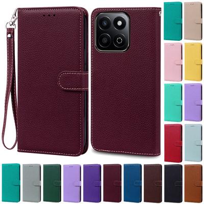 Dėklas Honor X7C Odinis atverčiamas piniginės tipo dėklas Honor X7C Dėklas Telefono dangteliai Honor X7 C Silikoninis dangtelis Coque Fundas Etui