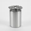 Stainless Steel Pick Holder Set Cylindrical Cocktails Open Top