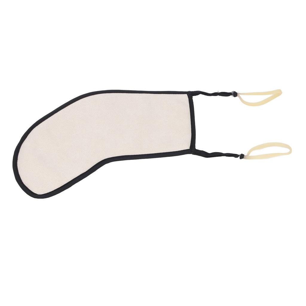 Violin Chin Pad with Elastic Strap Soft Velvet Non Slip Shoulder Rest Pad for 44 34 Size Violin