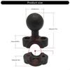Y4UA Adjustable Clamp Ball Adapter with 360 Degree Rotating Suitable For Motorcycle Phone Holder Rack And Mirror Installation