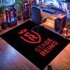 Stade de Reims poster Carpet Rug for Living Room Bedroom Home Sofa Decoration,Kids play Nonslip Floor Mat