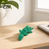 PLA Dinosaur Ornament Articulated Plesiosaur Figurine, 3D Printed with Movable Joints, Flexible Pose Toy Cute Mini Fidget for Home Office Desk