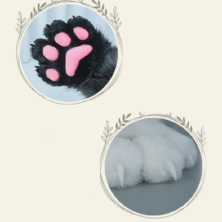 Fursuit Paws Nails Realistic Animal Nails DIY Accessories for Cats Paws Gloves Making 10Pcs Resin Beast Claws Nails