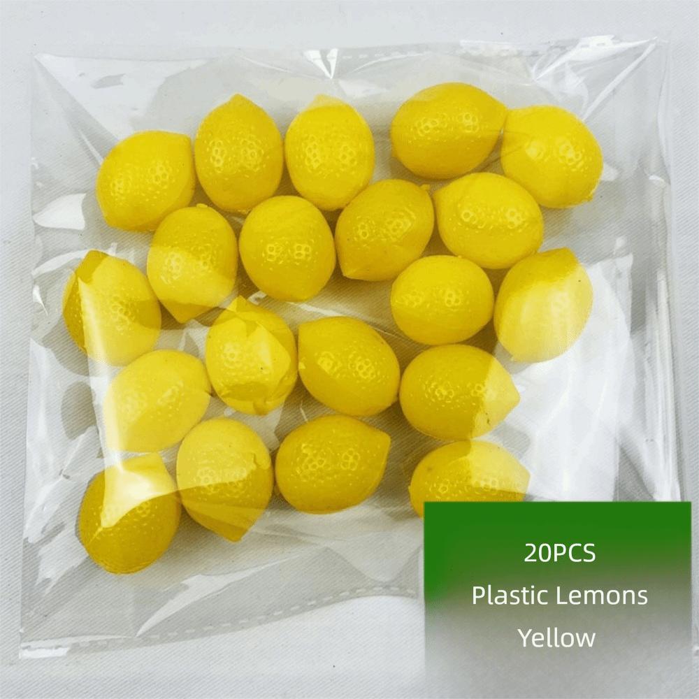 20PCS Multicolor Simulation Fruits Vegetables Fake Cherry Lemon Patoto  Party Wedding Supplies
