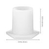 Umbrella Fixation Plug Silicone Material Patio Parasol Hole Ring Easy to Use Durable Practical Cover Included Parasol Hole Plug