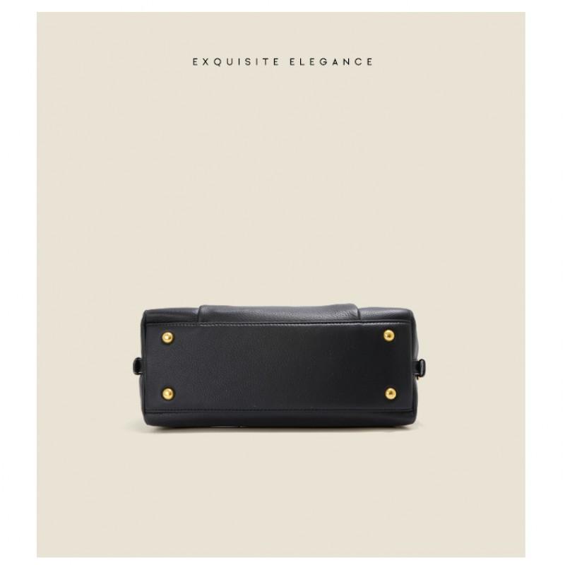First-layer Cowhide Dumpling Bag Genuine Leather High-quality Cross-body Fashionable Large-capacity Women's One-shoulder Handbag
