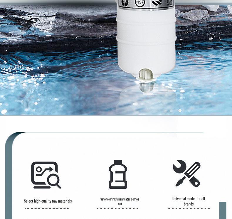 Household Kitchen Water Softening Filter Cartridge with Ion Exchange Technology