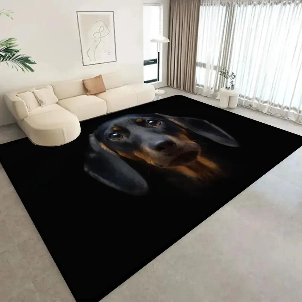 

Dachshund Cute Dog Pattern Floor Mat Carpet Bath Mat Nordic Style Home Doormat Bathroom-Toilet Mats Bedroom Welcome Doormat 40x60cm 16x24 inch